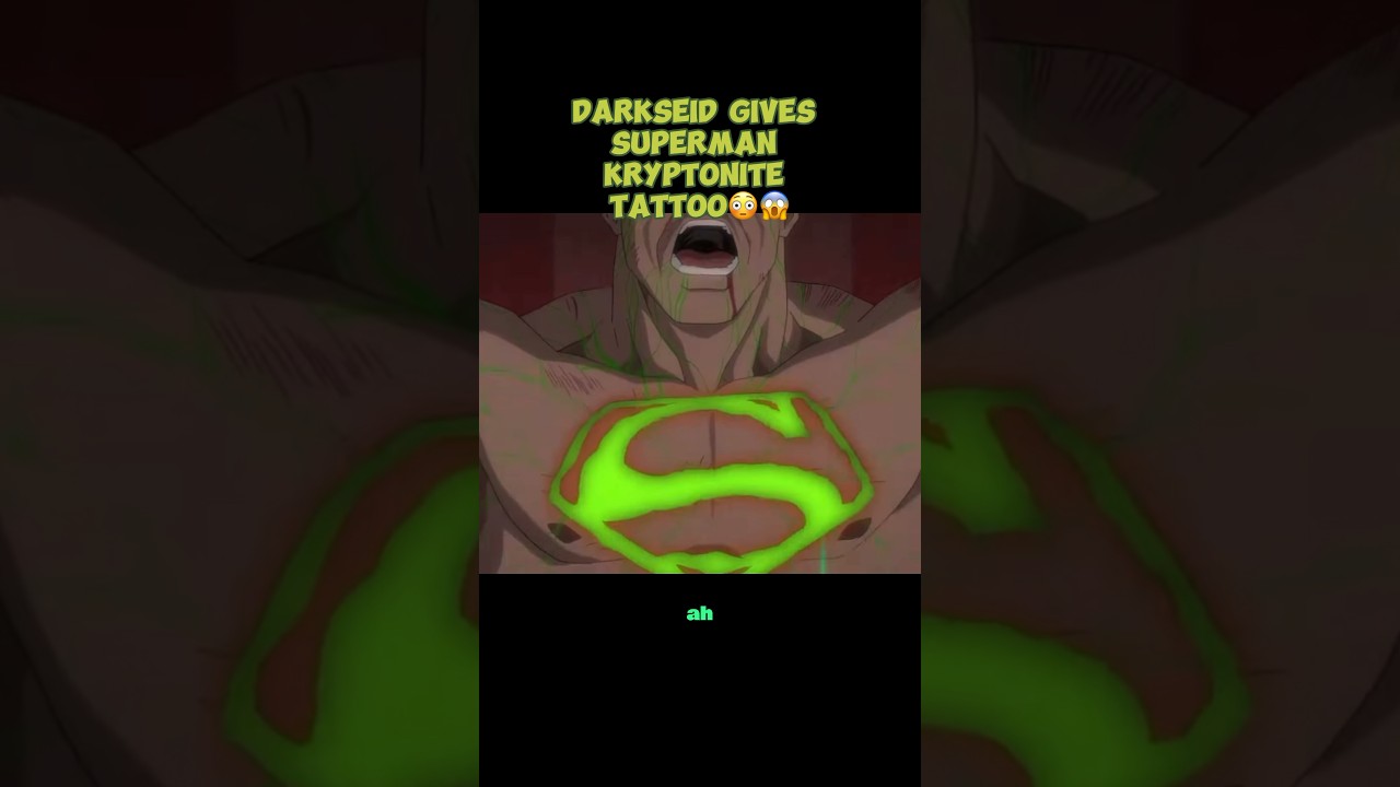 Darkseid Gives Superman Kryptonite Tattoo😳🦸🏻‍♂️ 