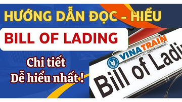 Khóa Học Xuất Nhập Khẩu Thực Tế - Hướng Dẫn Đọc Hiểu Vận Đơn Đường Biển (Bill Of Lading) Chi tiết