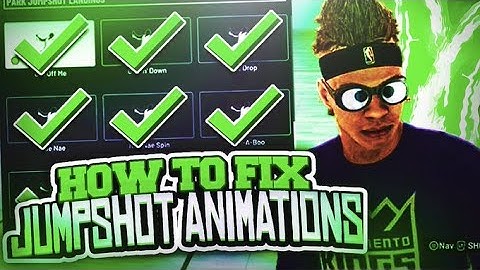HOW TO FIX JUMPSHOT ANIMATIONS IN NBA 2K20 * AFTER PATCH 8 * HOW TO FIX GREEN ANIMATIONS IN PARK!