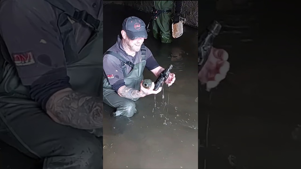 Stunning Rare Black Codd Bottle Found. #shorts