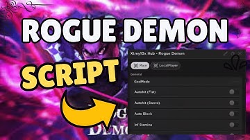 [🔥OP] Rogue Demon Script NEW UPDATE! 💥 | Auto Farm, GOD Mode, INSTANT Kills 😱✨