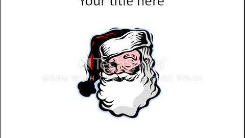 Animated Santa Powerpoint Template