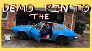 DEMO the PINTO  ABANDONED 1972 Ford Pinto Runabout  Interior Restoration