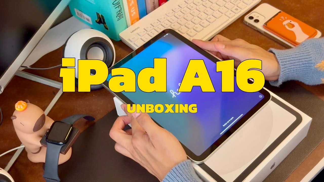 Apple iPad 11th Gen (A16) unboxing & setup || 128 gb || Silver