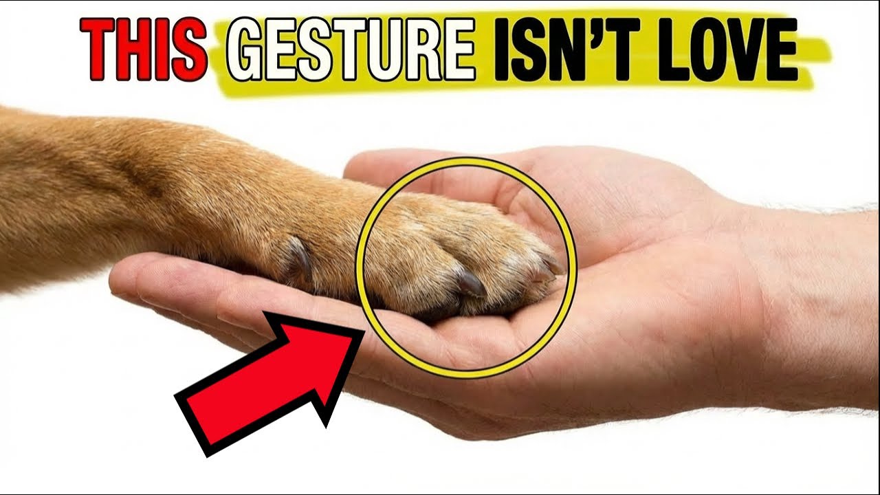 Why Do Dogs Put Their Paw On You | THIS Is What They’re Saying!
