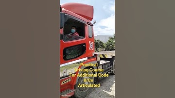 Practical Driving Course For Additional Code 8/Ce Articulated