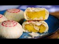 How to Make Super Flaky Durian Pastry Mooncake with GHEE | 苏式月饼 Suzhou Style!