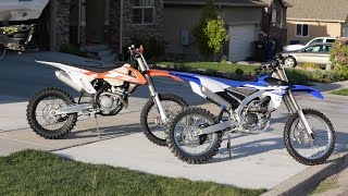 Conclusion So Far? KTM vs Yamaha 250 Off Road bikes - Episode 124