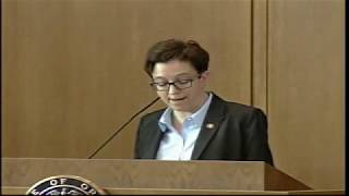 Oregon House Speaker Tina Kotek Ends the 2020 Legislative Session