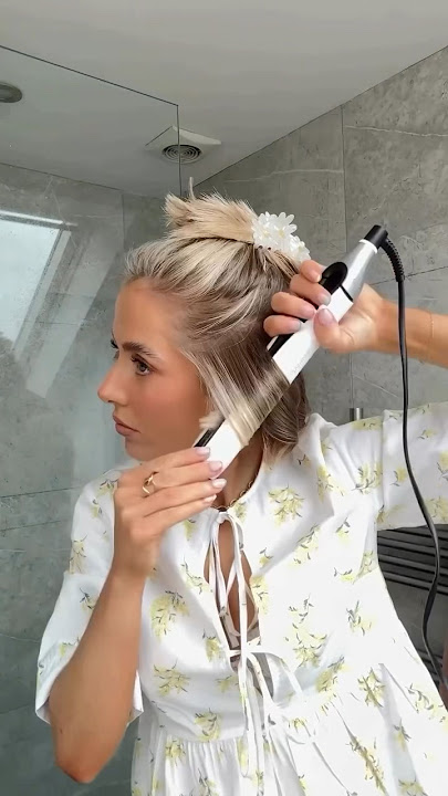 Peina tu corte bob con nuestra styler más avanzada hasta el momento: #ghd chronos 💛 IG indiaamoon