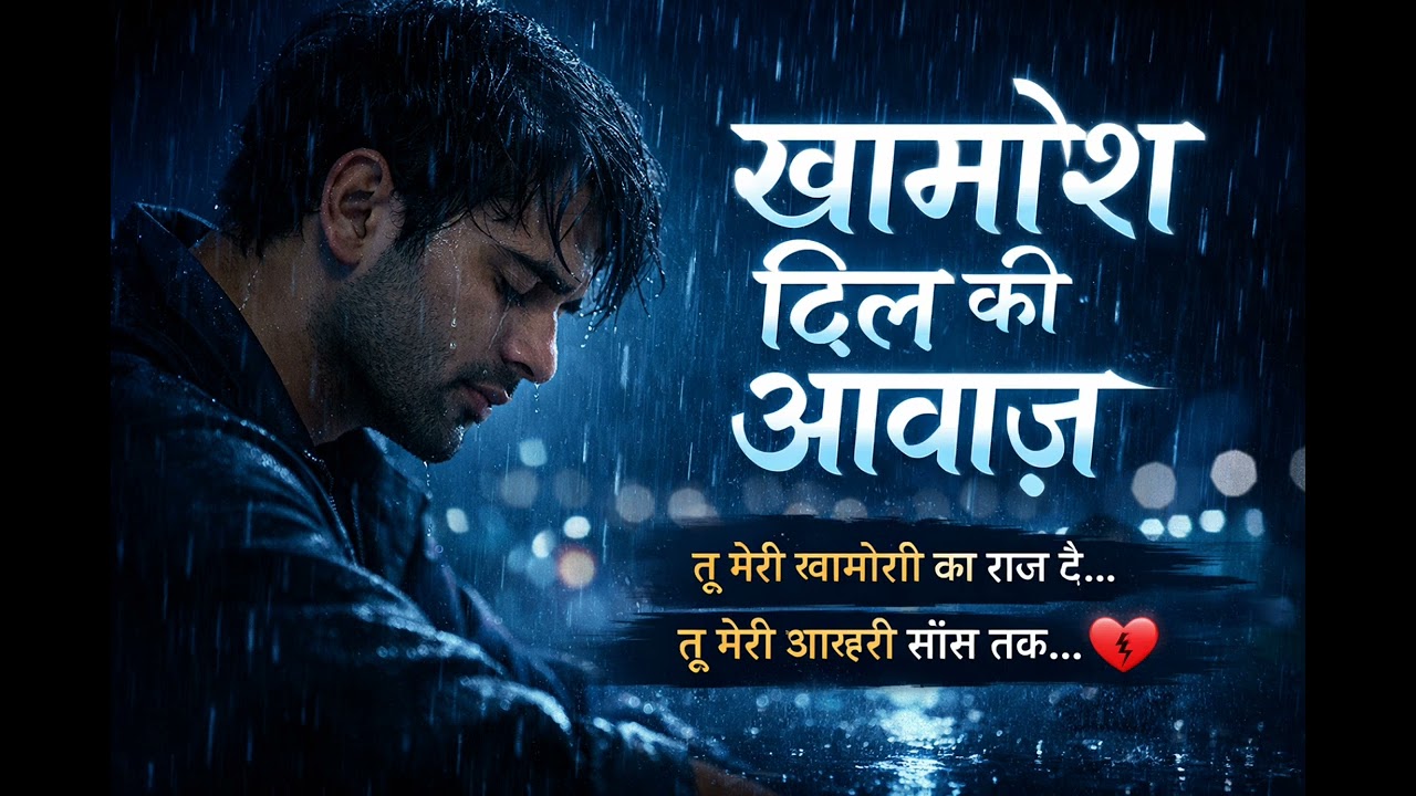 Khamosh Dil ki Aawaz #slowed reverb #sadsong 💔❤️‍🩹❤️‍🩹 #1million target 🎯