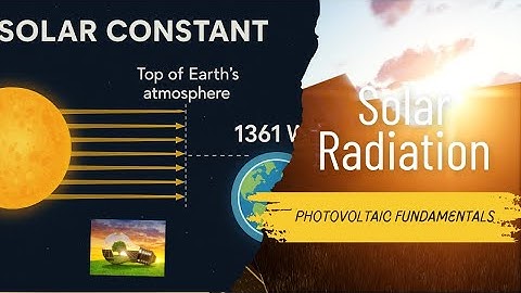 Solar Radiation and Photovoltaic Fundamentals