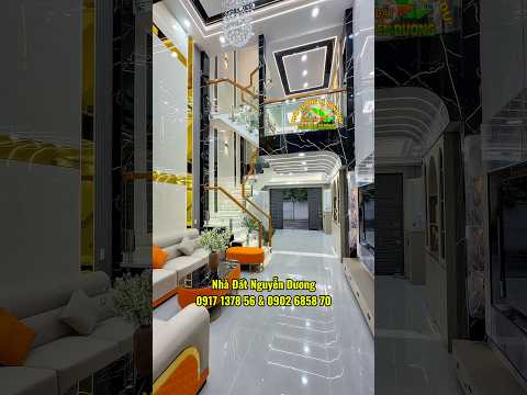 Chỉ 6 Tỷ Hơn Thương Lượng. Nhà Đẹp Lung Linh Cho Gia Đình 4m x 12m Đường Lớn Xe Hơi Vào Nhà