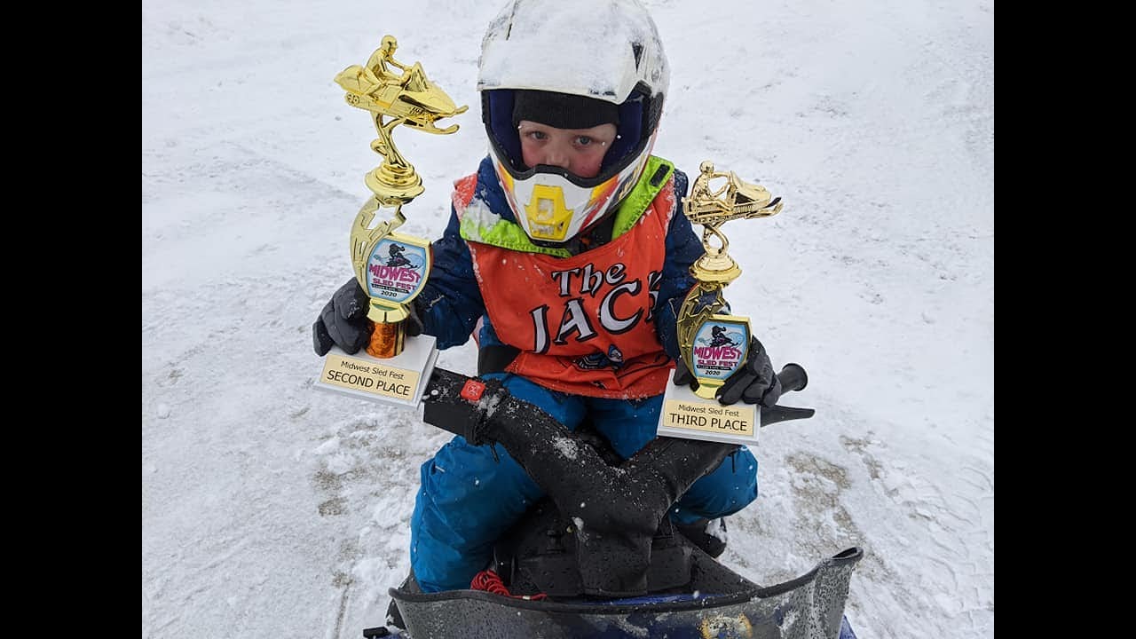 Snowmobile (120 Stock Age 45) Little LeMans for Kids at Midwest Sled