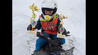 Snowmobile (120 Stock - Age 4-5) Little LeMans for Kids at Midwest Sled Fest Race (Clear Lake, Iowa)