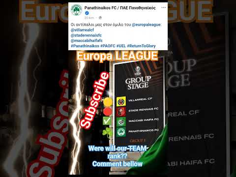 #panathinaikos #villarreal #rennes #maccabihaifa #europa_league #panathinaikos #villarreal #rennes #maccabihaifa #europa_league Thumbnail
