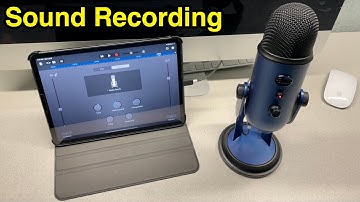 How to record high quality voice over on your iPad using Blue Yeti USB mic.