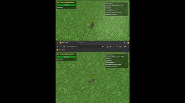 #babylonjs  Browser MMORPG - #indiegamedev - Entities Interpolation - 250ms lags test