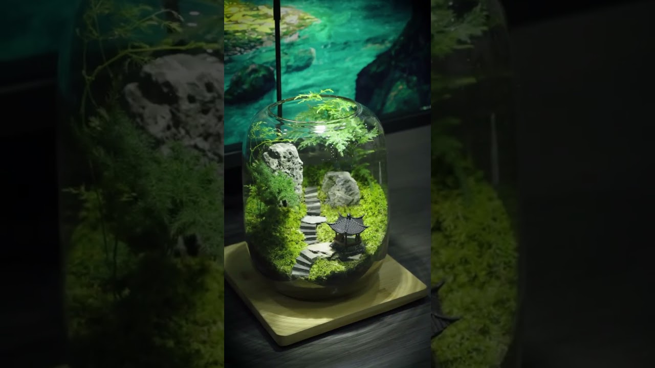 Moss Peak | Handcrafted Desktop Micro-landscape, Perfect Gift Choice