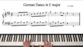 German Dance in E major (F. J. Haydn)