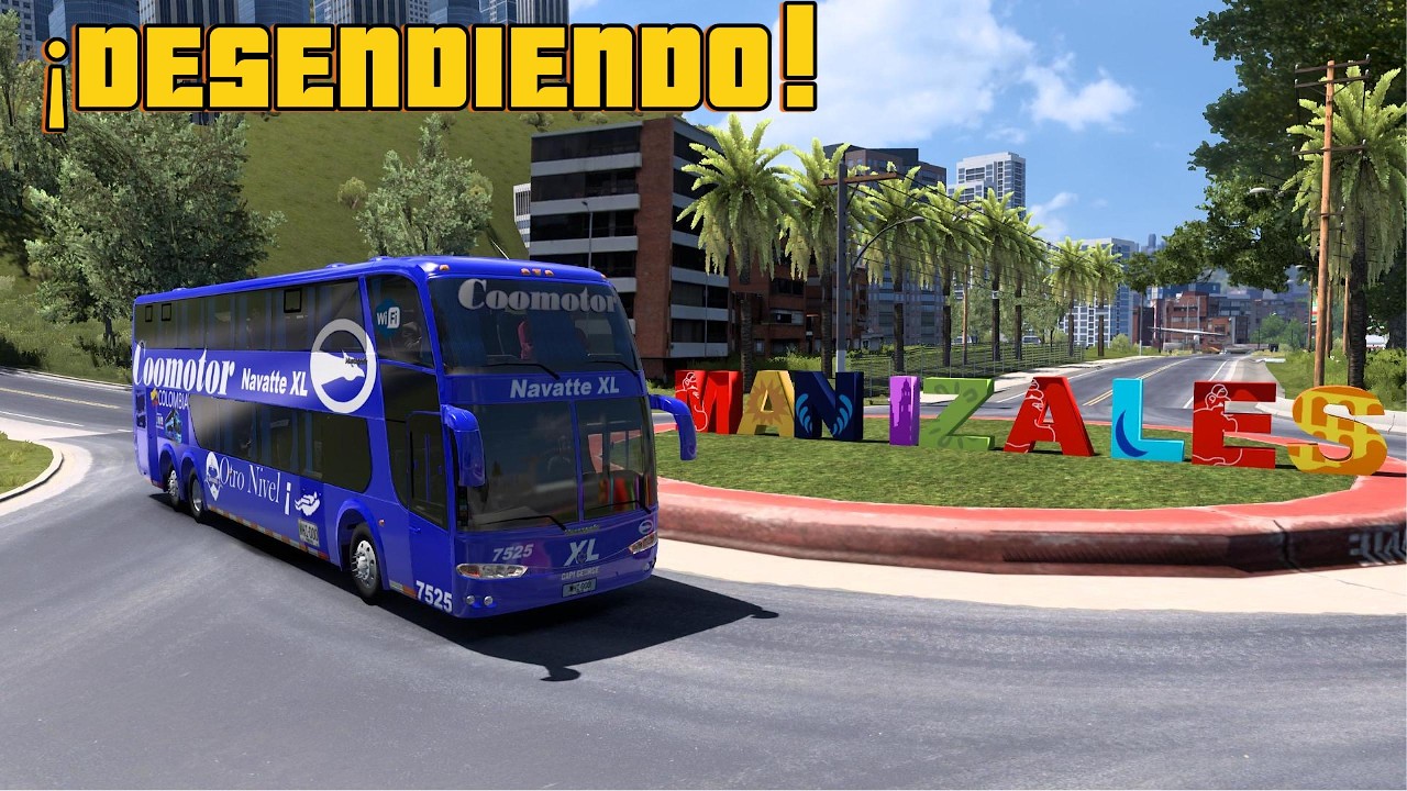 DESENDIENDO A PEREIRA EN MARCOPOLO G6! America Truck Simulator