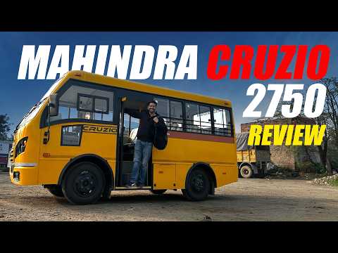 Mahindra Cruzio 2750 Detailed Review l India's Most Compact Bus | Best School Bus