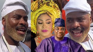 SEE WHAT ACTOR IBRAHIM CHATTA SAY’S ABOUT WASIU AYINDE EX-WIFE EMMANUELLA AT HER IYALAJE CORONATION 