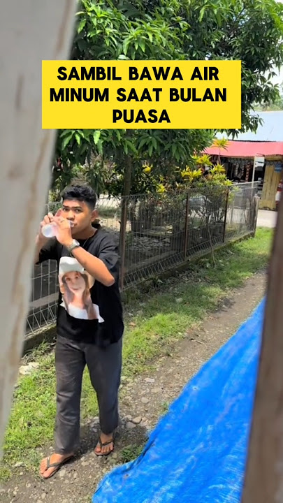 momen lucu ketika teman ketahuan minum saat bulan puasa ‼️‼️ #ngakak #lucu #puasa #ramdhan