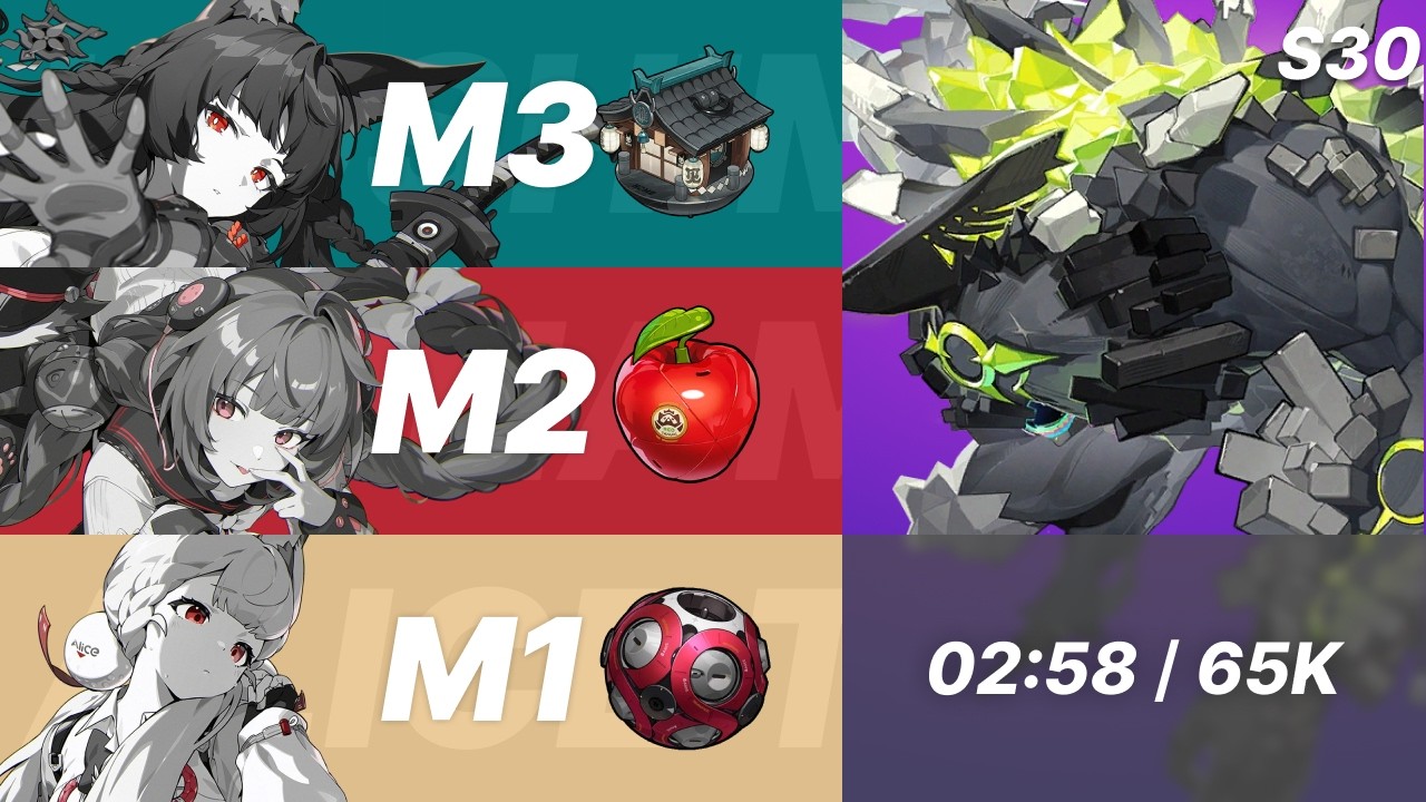 If it's stupid, but it works... | S30 Butcher 65K | M3 Miyabi / M2 Yuzuha / M1 Alice