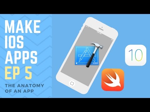 How To Make an iPhone App - Ep 5 - The Anatomy of an iOS App (Xcode 8, Swift 3, iOS 10)