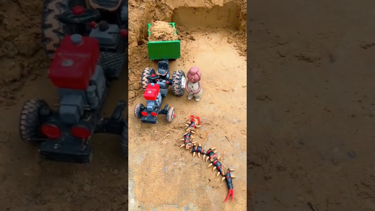 Diy tractor mini wheat all process science project |wheat A_Z process |@Foxmini 2$10