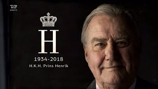 Death Of Prince Henrik, Special Tv 2 On Air Design 2018