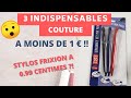 INDISPENSABLES COUTURE A MOINS DE 1 EURO !