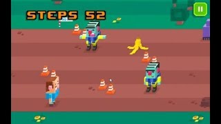 Operation ouch snot apocalypse evade and running game score 79 steps