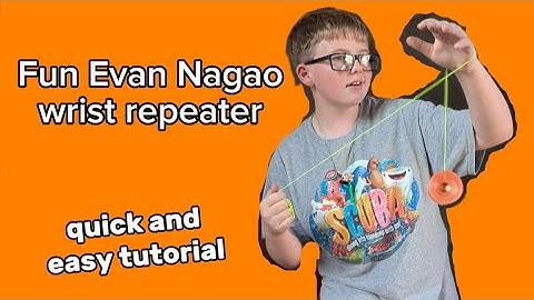 Evan nagao yoyo trick tutorial!