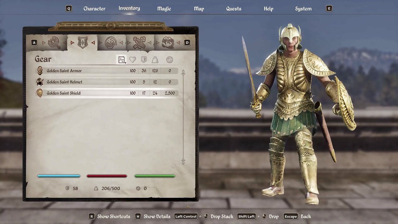 GOLDEN SAINT ARMOR - TES IV OBLIVION Remastered