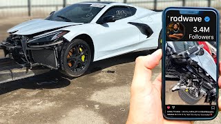 I Bought ROD WAVES Wrecked 2020 C8 CORVETTE and Im REBUILDING IT!