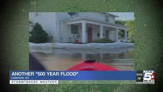 Residents in Hardin, MO are closely watching flood waters