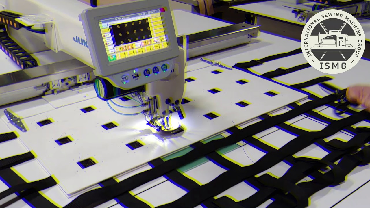 JUKI PS800 1200x800 Programmable pattern sewing machine YouTube