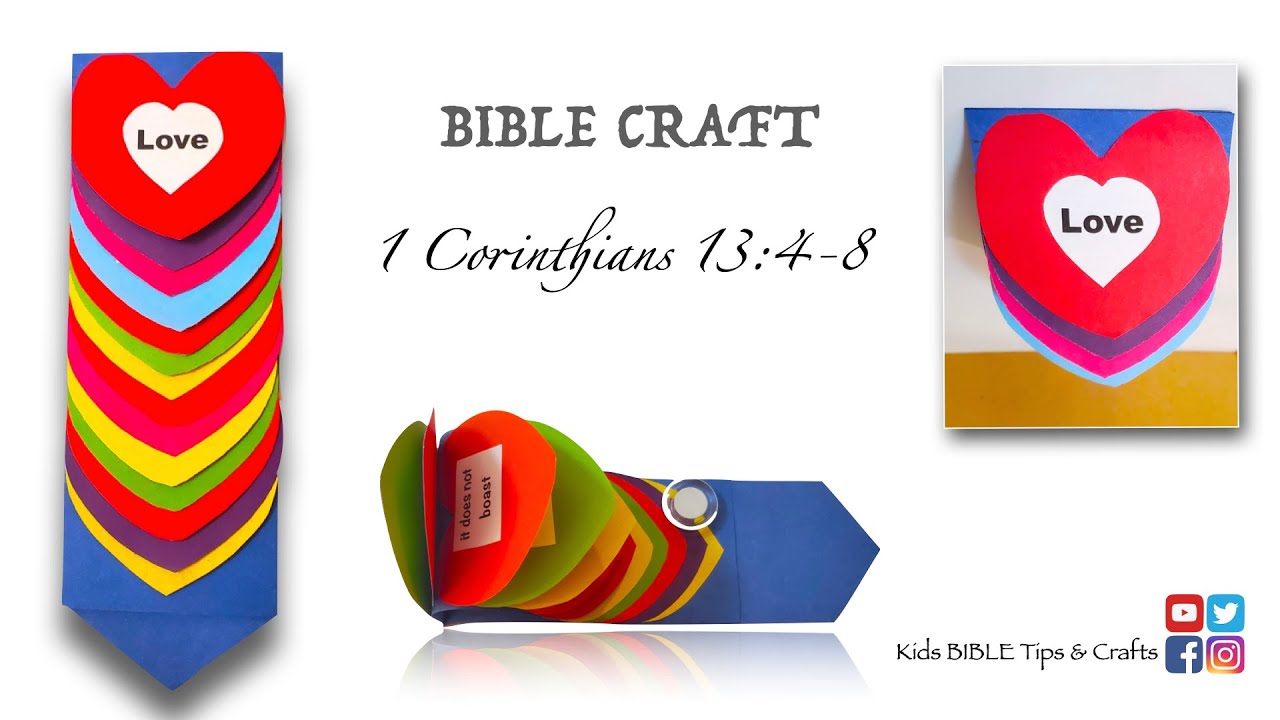 Bible Craft | 1 Corinthians 13:4-8 | Love is Kind| ️| Sunday school