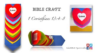 Bible Craft | 1 Corinthians 13:4-8 | Love is Kind|❤️| Sunday school Craft Ideas | I கொரிந்தியர்13:4