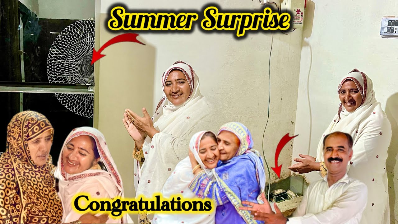 Congratulations To My family. Summer Surprise Bhut Badi Khushi Ka Din | Fiza Abbas 