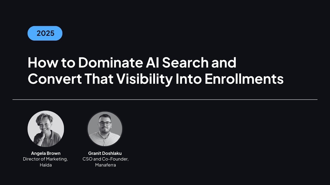How to Dominate AI Search and Convert That Visibility Into Enrollments