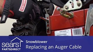 Replacing an Auger Engagement Cable on a Snowblower