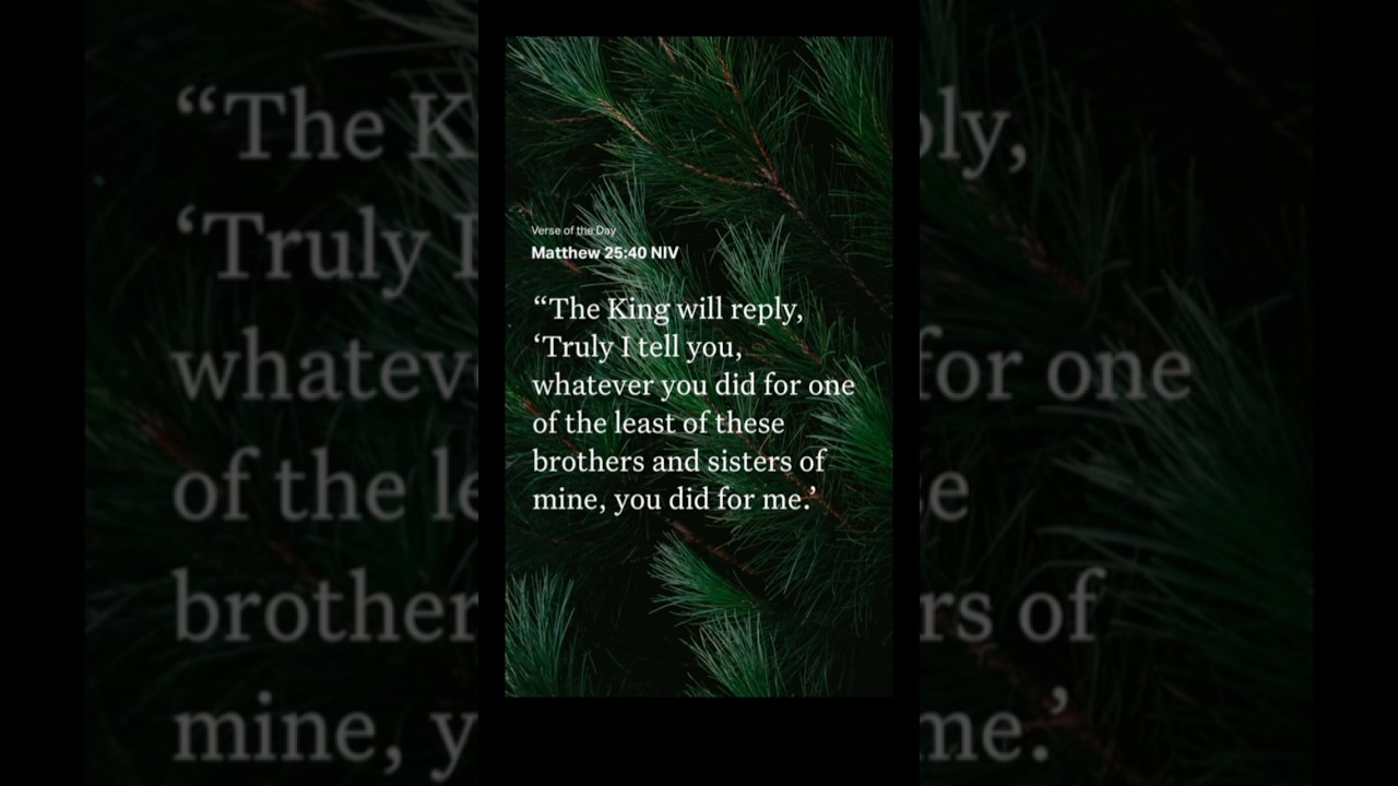 Daily Devotion : Matthew 