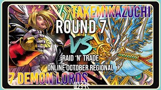 7 Demon Lords vs Fenriloogamon TakeMika [EX7 Raid 'n' Trade Online Regional October 2024] ROUND 7