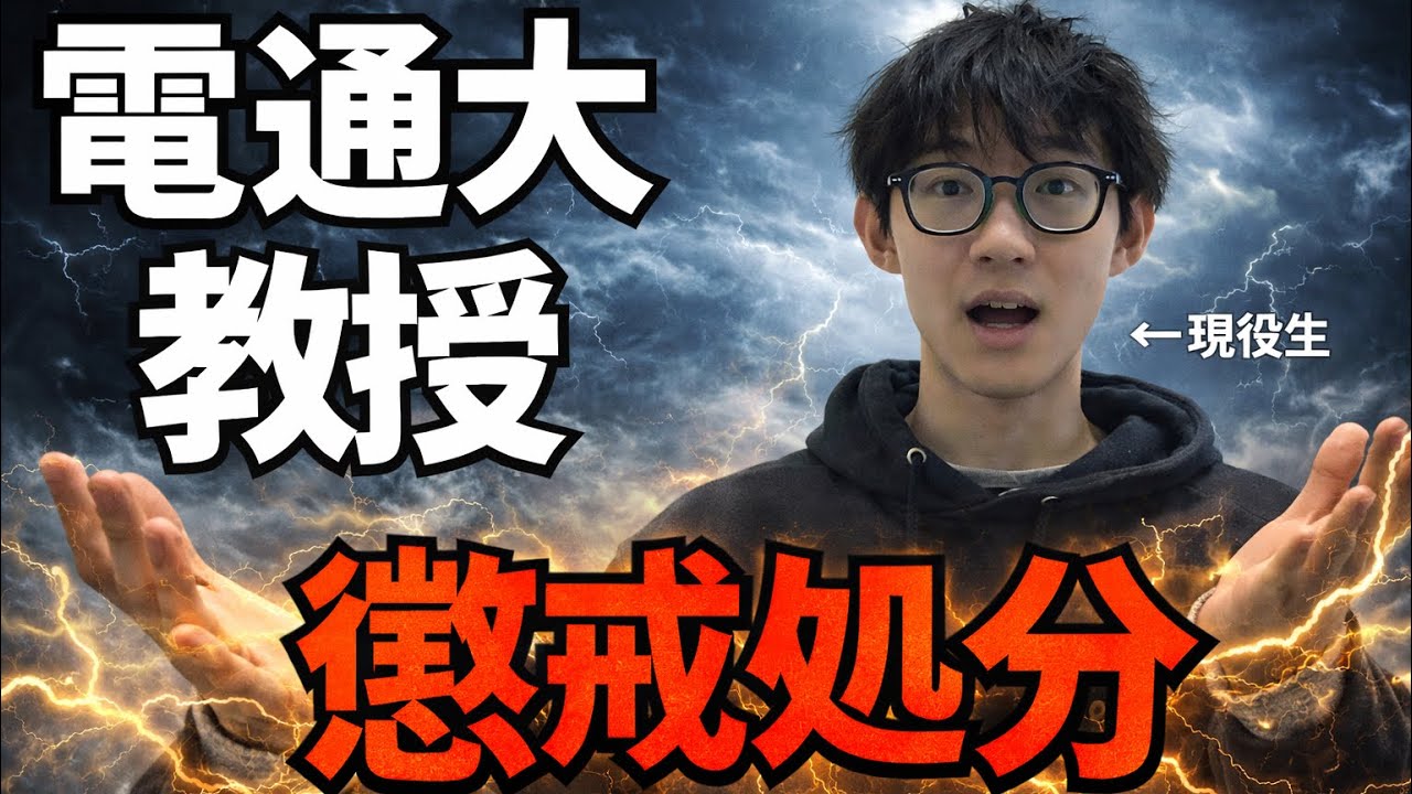 【不祥事】国立大学の教授がやらかして懲戒処分されたらしい…
