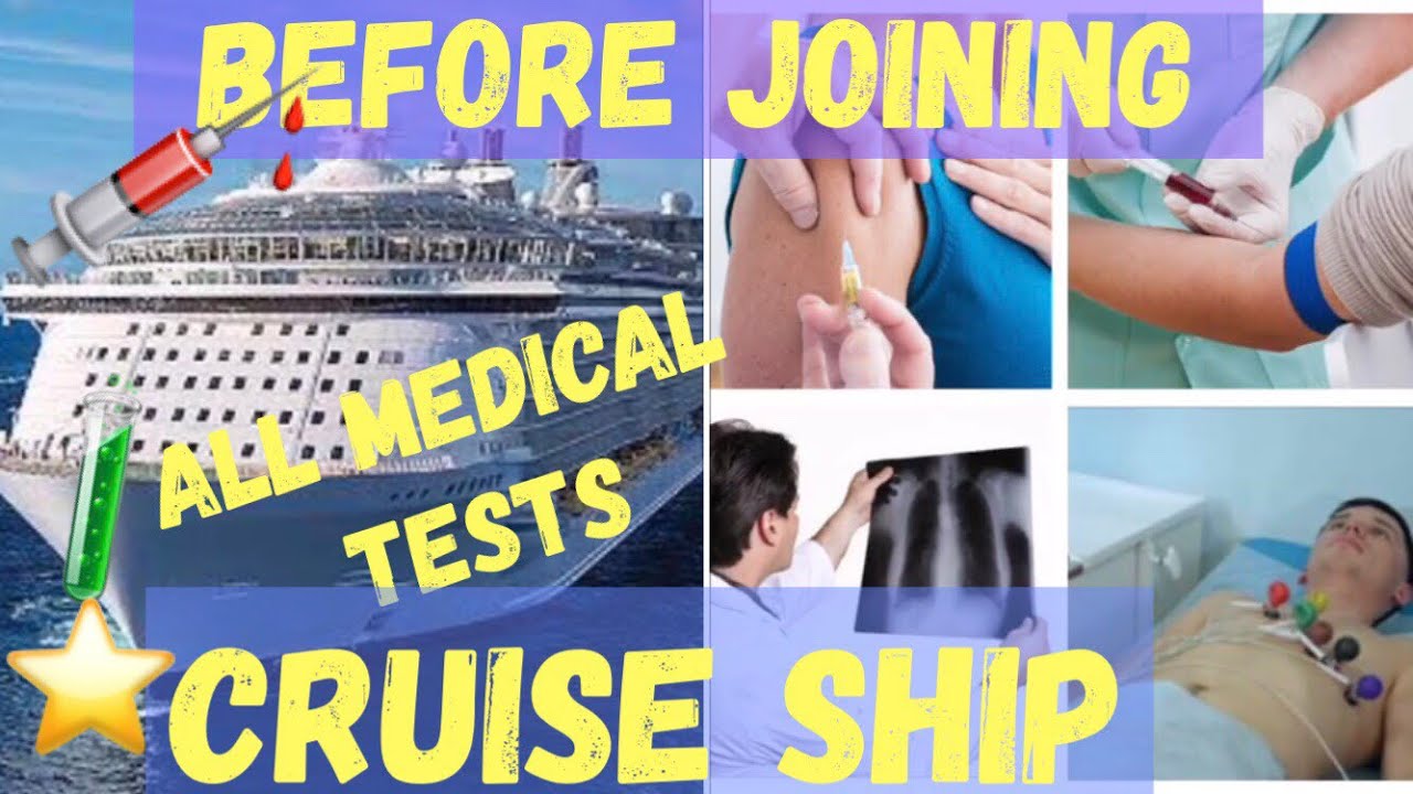 cruise medical test