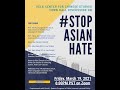 Ucla ccs stopasianhate town hall zoom recorded version