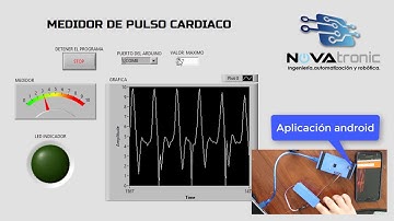 Medidor de pulso cardíaco con arduino y labview